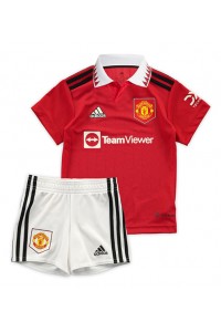 Manchester United Babytruitje Thuis tenue Kind 2022-23 Korte Mouw (+ Korte broeken)